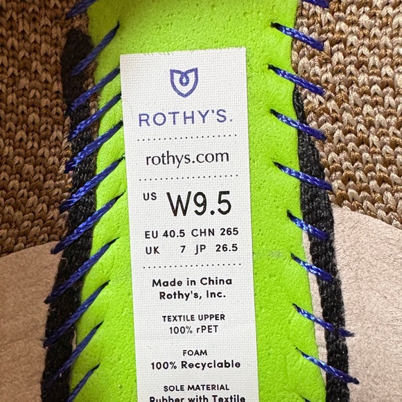 Rothy's The Point ballet flats in "Driftwood Spot" leopard print pattern - Picture 8 of 8